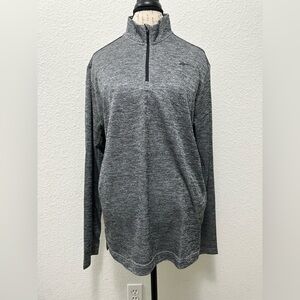 Reebok Gray Quarter-Zip Pullover